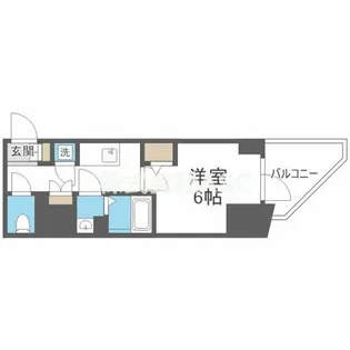 エスリードレジデンス大阪谷町ザ・マークス【3階】の間取り