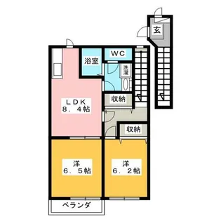 アネックス1【2階】の間取り