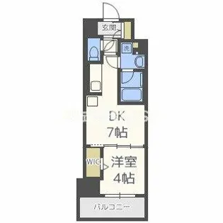 アーバネックス西天満【5階】の間取り