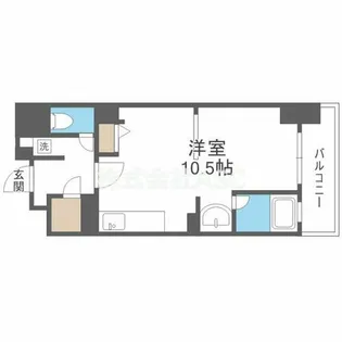 KDX堺筋本町レジデンス【703号室】の間取り