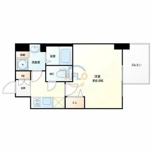 エスリード新大阪グランファースト【8階】の間取り