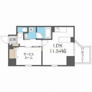 プレジオ本町【6階】の間取り