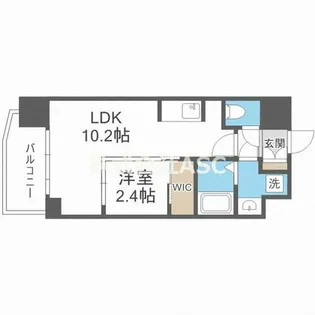 セレニテ本町東リアン【4階】の間取り