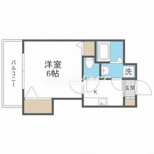 マロット天神橋【702号室】の間取り