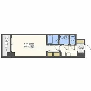 1Kの間取り画像