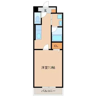 アクシス【2階】の間取り