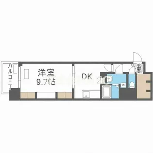 プレサンス堺筋本町駅前【7階】の間取り