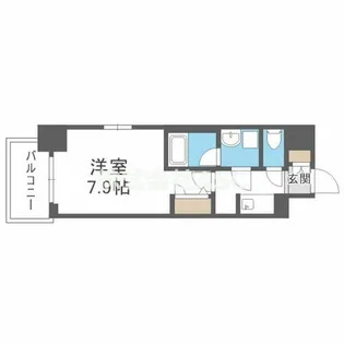 アーバネックス大阪城WEST【3階】の間取り