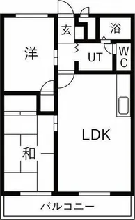 清和ハイツ【3階】の間取り