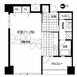 アーバネックス北堀江【4階】の間取り