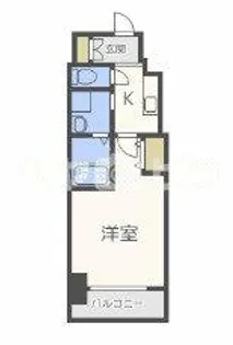 ミュプレ北浜【1007号室】の間取り