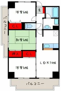 エオリアンハープ【6階】の間取り