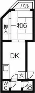 関ハイツ【3階】の間取り