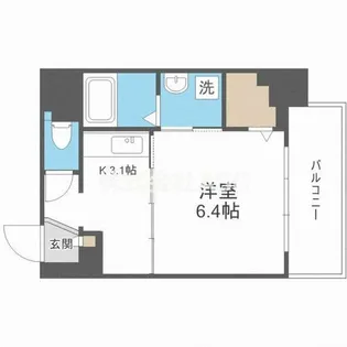 OAK弥栄夕陽ケ丘【504号室】の間取り