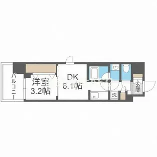 ドゥーエ天満橋【501号室】の間取り