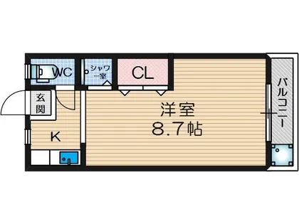 プレザント総持寺【4階】の間取り