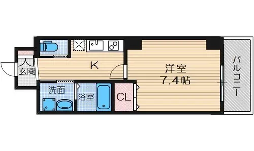 Tukasaレジデンス【2階】の間取り