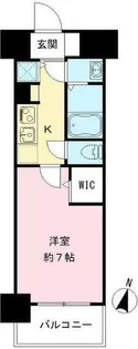 HRフロントリーガル難波WEST【3階】の間取り