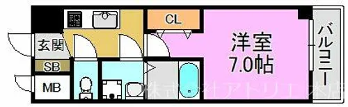 S-RESIDENCE高井田Central【2階】の間取り