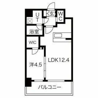 ソルテラスOSAKA EAST GATE【11階】の間取り