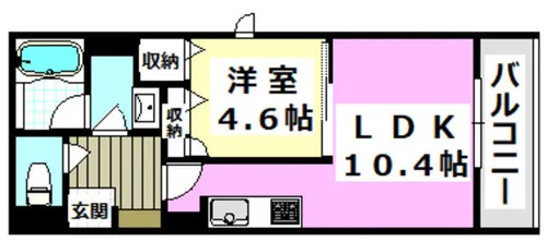 シャーメゾン welina【2階】の間取り