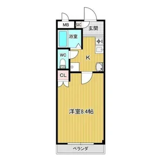愛知県名古屋市千種区赤坂町4丁目【アパート】の間取り
