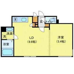ユニエトワール札幌北9条【1階】の間取り