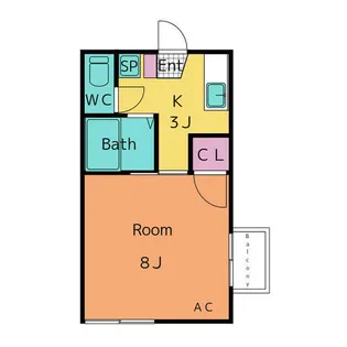 シティハイツISOBEⅡ【1階】の間取り
