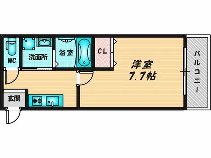 KTIレジデンス小路【1階】の間取り