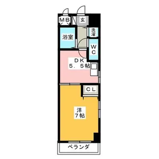 ウィスラー八田【3階】の間取り