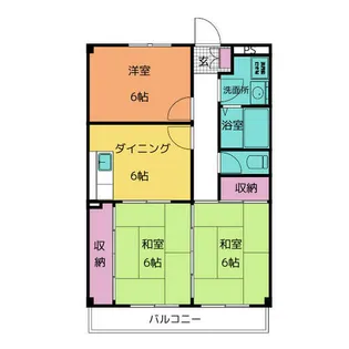 サンマリッチ【3階】の間取り
