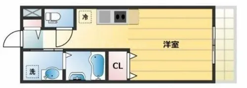 リビングライフ長瀬【3階】の間取り