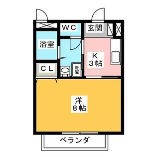 パーラ・アドニス【2階】の間取り