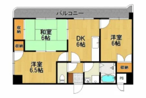 クローバー正山【301号室】の間取り