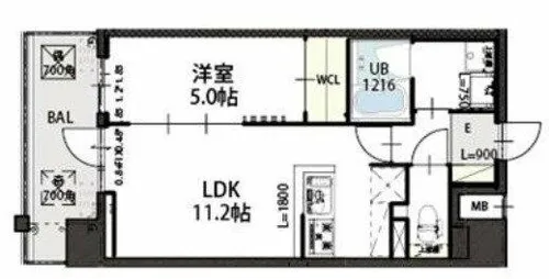 Grand Luce【4階】の間取り