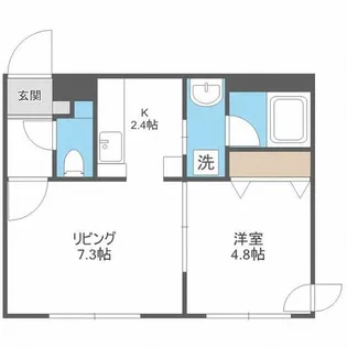スペランツァマルヤマ【1階】の間取り