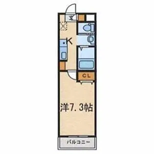 名古屋七条エンブルコート【3階】の間取り
