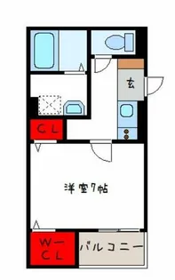 ヴェルメゾン加美東【3階】の間取り