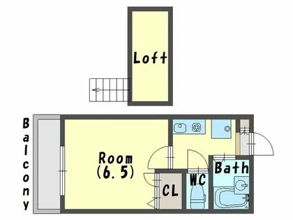 グラシア高丸【2階】の間取り