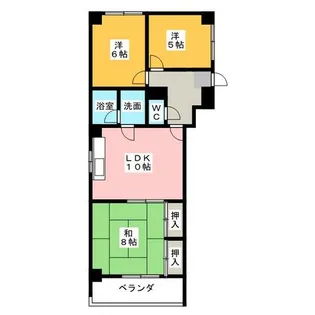K・Sマンション【3階】の間取り