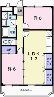 シャルマン寿【101号室】の間取り