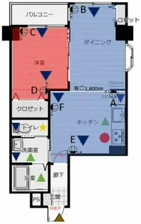 白百合グランドシャトー【3階】の間取り