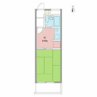メゾン高野【4階】の間取り