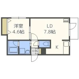 BLAST麻生【4階】の間取り