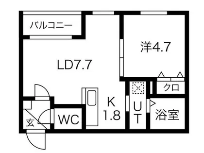 CREDIBLE(旧 AYA Casa)【1階】の間取り