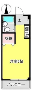 セブンハイツ【2-C号室】の間取り