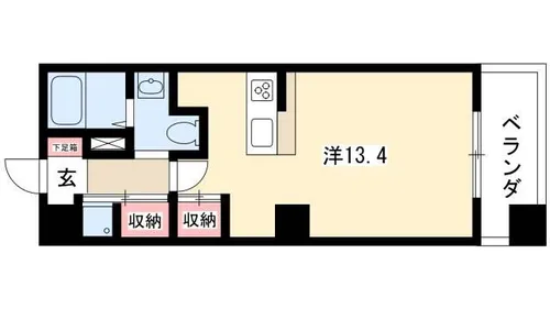 グレンパーク中島【2階】の間取り