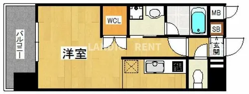 プライムアーバン博多東【3階】の間取り
