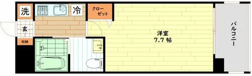 ラナップスクエア福島Ⅱ【4階】の間取り