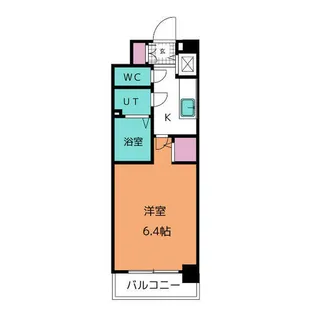 エスリード上前津LIVIA【708号室】の間取り